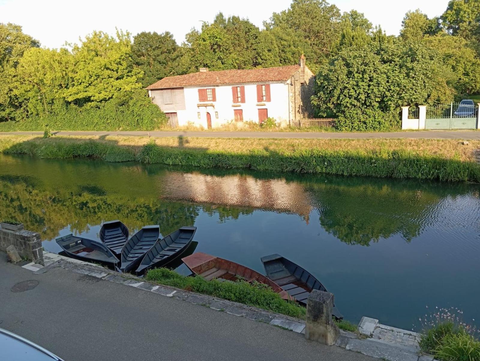 Apartamento Au Bord De L'Eau Coulon Exterior foto